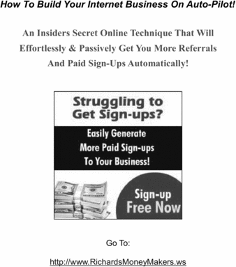 Product picture How To Build Your Internet Business On Autopilot